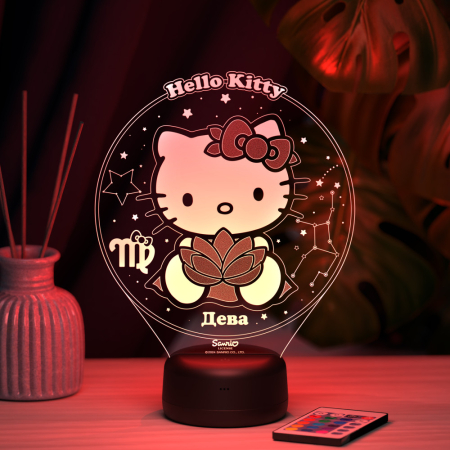 3D светильник  Дева - Hello Kitty