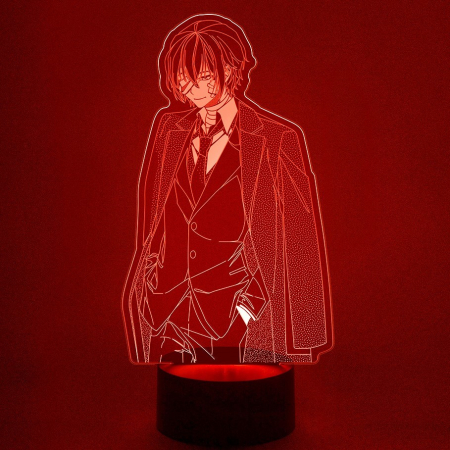 3D светильник  Дазай Осаму - Osamu Dazai