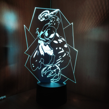 3D светильник  Веном
