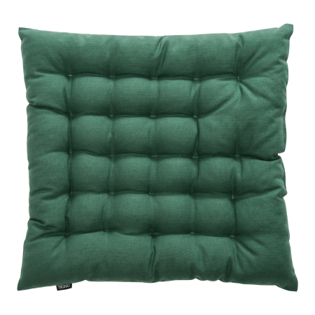 Подушка на стул из хлопка зеленого цвета russian north, 40х40х4 см