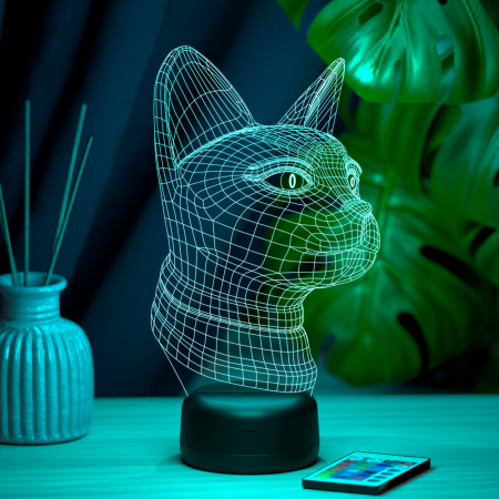 3D светильник  Светильник "Египетская кошка"