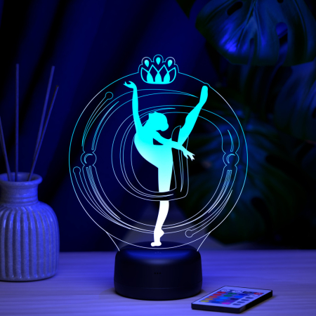 3D светильник  Светильник "Художественная гимнастика #4"