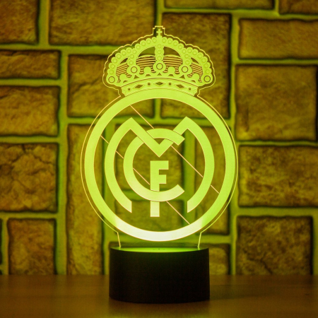 Ночной 3d светильник Реал Мадрид