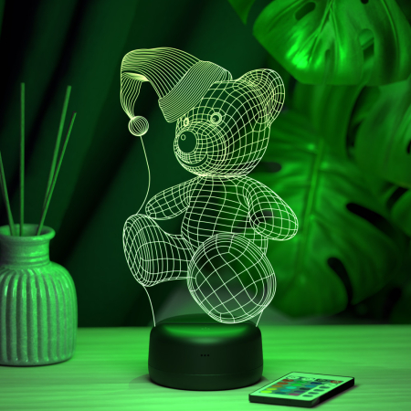 3D светильник  Светильник "Медвежонок в шапочке"