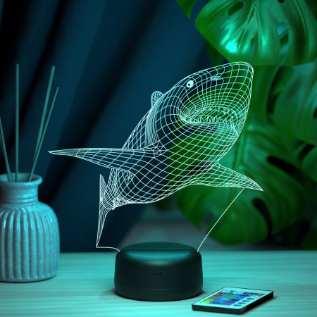 3D светильник  Светильник "Акула"