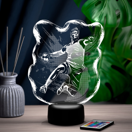 3D светильник  Светильник " Гандболист"