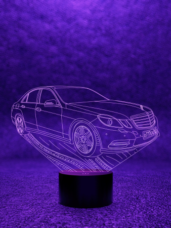 3D светильник  Светильник "Автомобиль Mercedes-Benz E200"