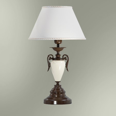 Настольная лампа с абажуром "Спарта" 13302