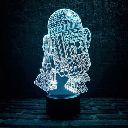 3D светильник  R2-D2