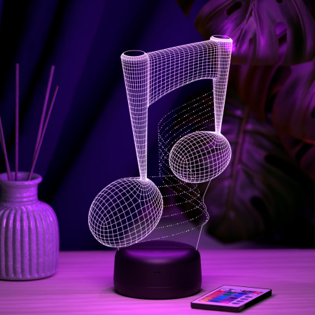 3D светильник  Светильник "Нота"