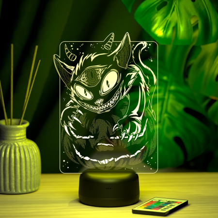 3D светильник  Светильник "Кот на тыкве"