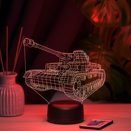 3D светильник  Светильник "Немецкий танк (PzKpfw lV)"