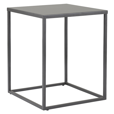 Столик кофейный berg, velluto, 37х37х45 см, темно-серый