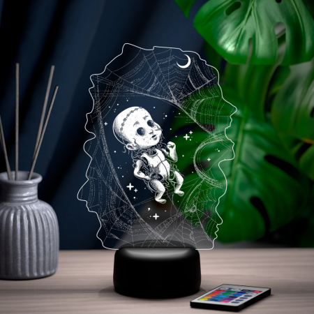 3D светильник  Светильник "Кукла в паутине"
