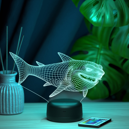 3D светильник  Светильник "Акула 2"