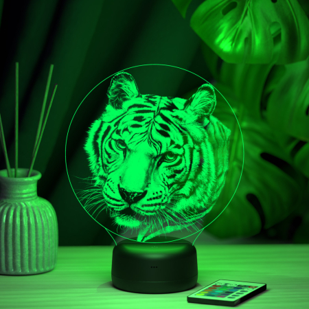 3D светильник  Светильник "Бенгальский тигр"