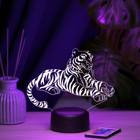 3D светильник  Светильник "Тигр"