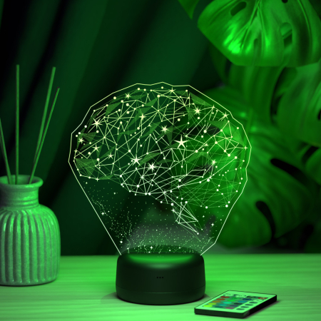 3D светильник  Светильник "Мозг (Нейронные сети)"
