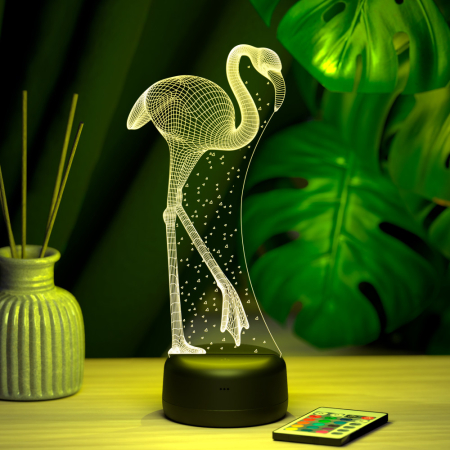 3D светильник  Светильник "Фламинго"