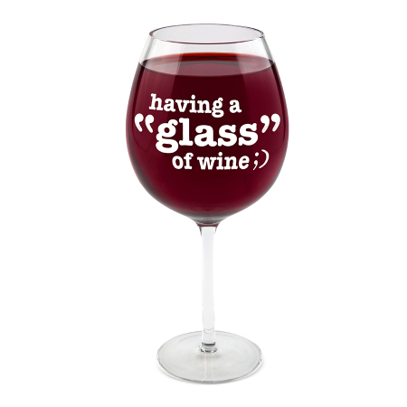 Бокал для вина bigmouth, just one glass, 750 мл