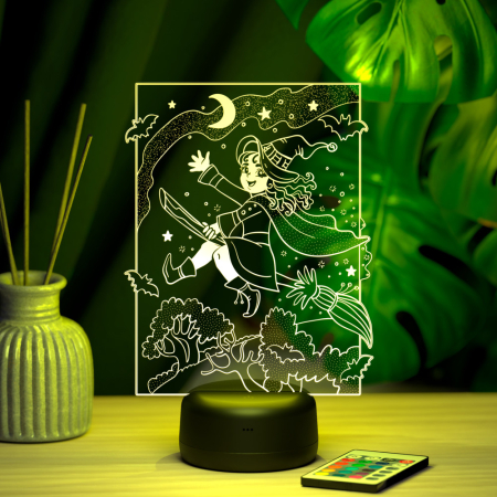 3D светильник  Светильник "Маленькая ведьма"
