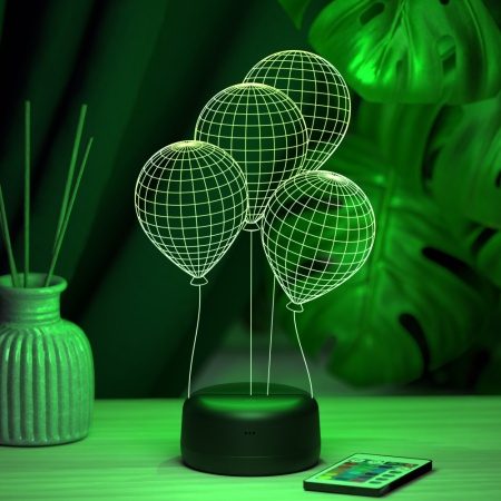 3D светильник  Светильник "Воздушные шарики"