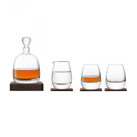 Набор для виски с деревянными подставками islay whisky