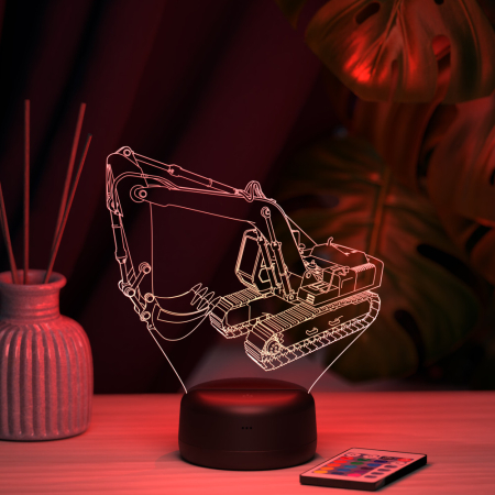 3D светильник  Светильник "Экскаватор"