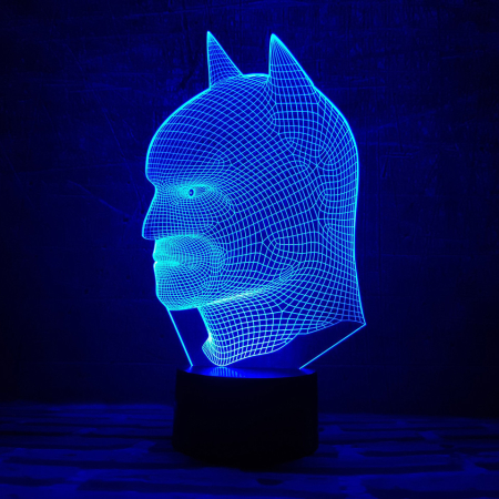 3D светильник  Маска Бэтмена