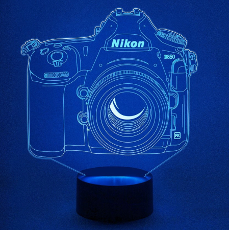 3D светильник  Фотоаппарат Nikon D850